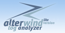 AlterWind Log Analyzer Lite. Free log analyzer.